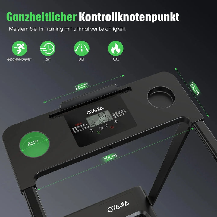 Treadmill Walking Pad for Home 3In1 Folding under Desk Treadmill 2.5HP Smart Walking Treadmill with APP & LED Display