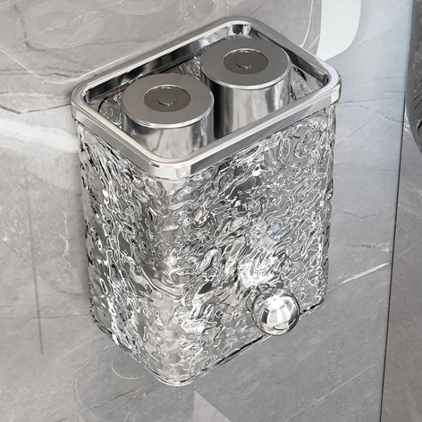 Textured Acrylic Wall-Mounted Caddy